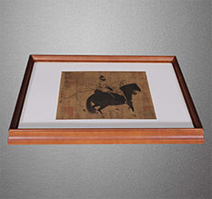 聊城市书画装裱配框服务案例